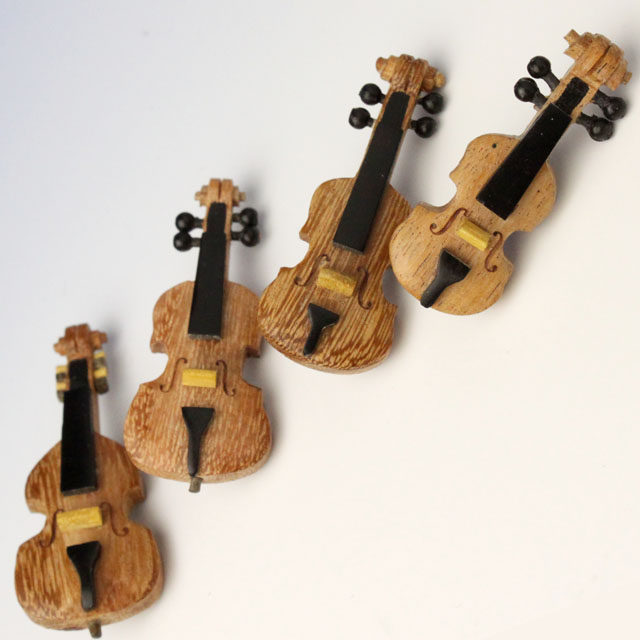Wooden ピン 弦楽器 弦４部 音楽雑貨