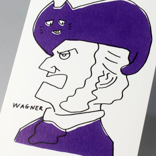 Ozart 小澤一雄 ポストカード 絵葉書 音楽雑貨 ワーグナー