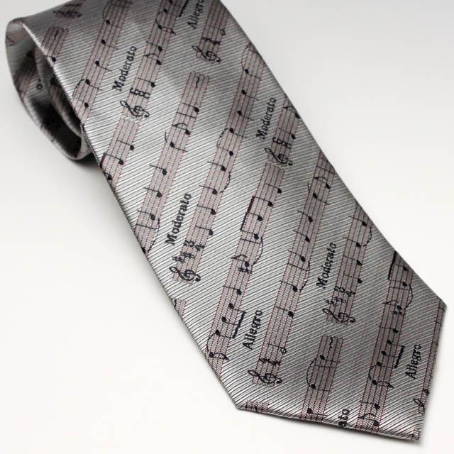 西陣織 ネクタイ 楽譜 音楽雑貨 音楽ギフト