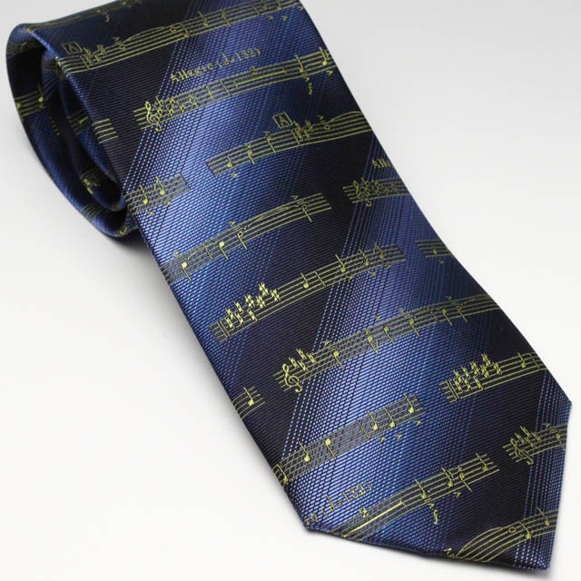 西陣織 ネクタイ 楽譜 音楽雑貨 音楽ギフト