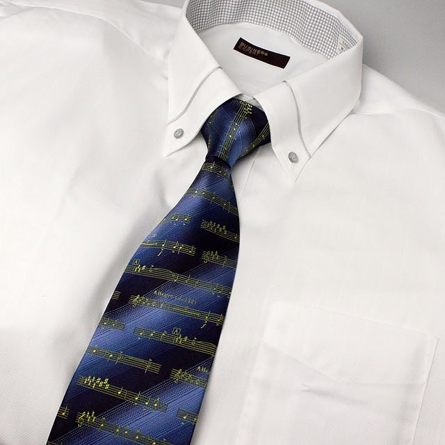 西陣織 ネクタイ 楽譜 音楽雑貨 音楽ギフト