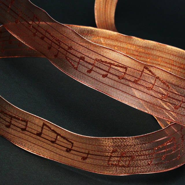Wired Ribbon ワイヤーリボン 楽譜 音楽雑貨 音楽小物 音楽グッズ