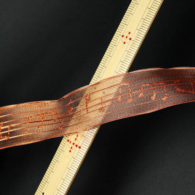 Wired Ribbon ワイヤーリボン 楽譜 音楽雑貨 音楽小物 音楽グッズ