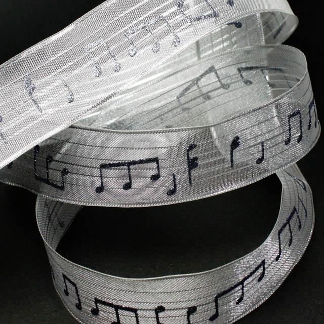 Wired Ribbon ワイヤーリボン 楽譜 音楽雑貨 音楽小物 音楽グッズ