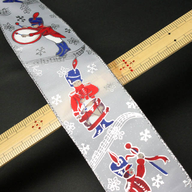 Wired Ribbon ワイヤーリボン 鉛の兵隊 ドラムマーチ 楽譜 音楽雑貨 音楽小物 音楽グッズ