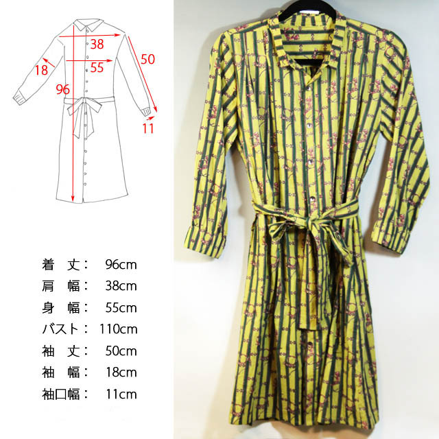 ナチュラルホルン ワンピース コットン 音楽雑貨 音楽グッズ