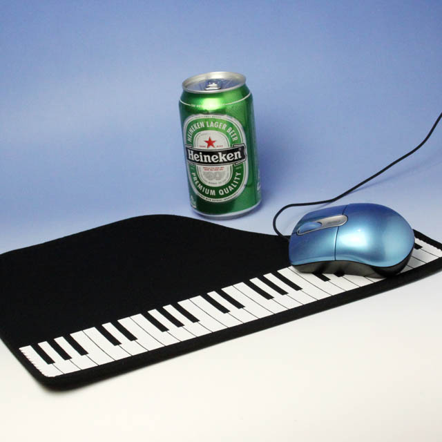ウェットスーツ素材 ランチョンマット ピアノ鍵盤 音楽雑貨 音楽グッズ
