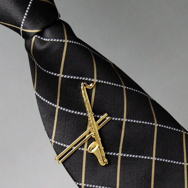 バスクラリネット Bass Clarinet タイピン タイバー 楽器グッズ 音楽雑貨