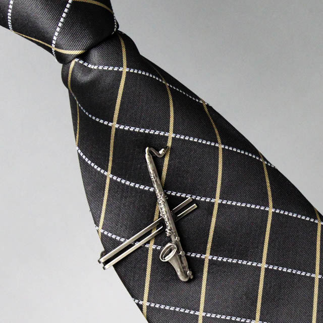 バスクラリネット Bass Clarinet タイピン タイバー 楽器グッズ 音楽雑貨