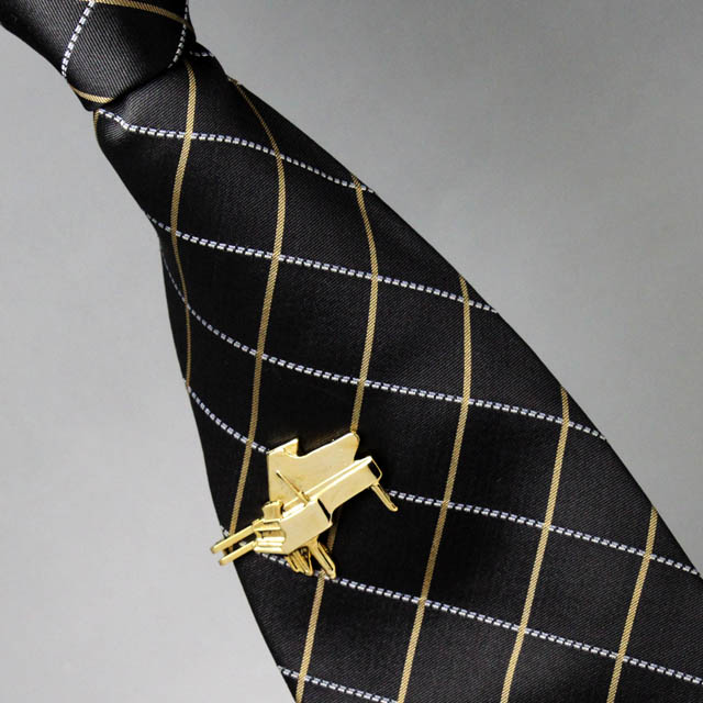 グランドピアノ Piano タイピン タイバー 楽器グッズ 音楽雑貨