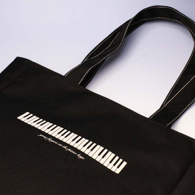 Ziptop レッスンバッグ 鍵盤 ブラック 126060 音楽雑貨