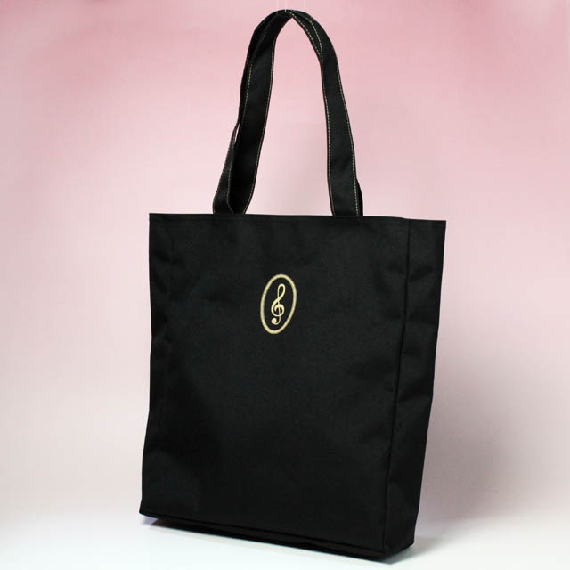 Ｎ　レッスンバッグ FLOWER EMBROIDERY]レッスンバッグ【2color】フラワーエンブロイ