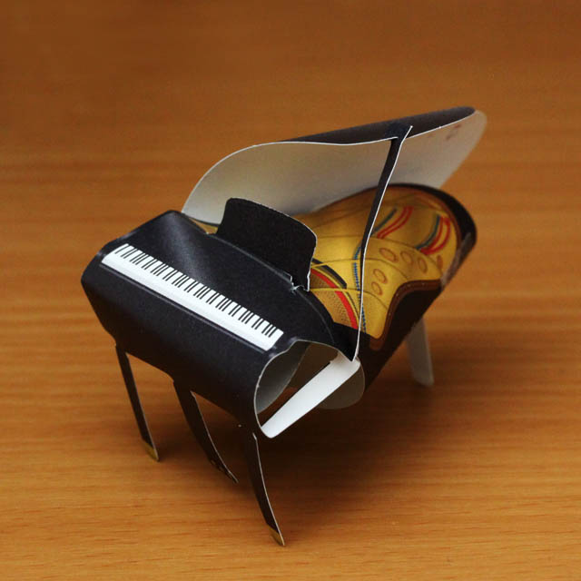 ｋｕ・ｒｕ・ｒｕ メッセージメモ グランドピアノ 音楽雑貨