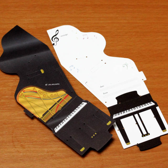 ｋｕ・ｒｕ・ｒｕ メッセージメモ グランドピアノ 音楽雑貨