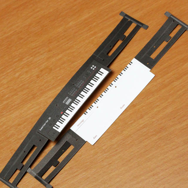 ｋｕ・ｒｕ・ｒｕ メッセージメモ シンセサイザー 音楽雑貨