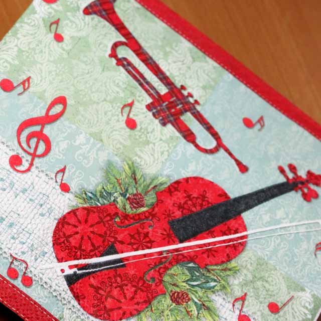 ヴァイオリン トランペット ペーパーナプキン 音楽雑貨 音楽グッズ