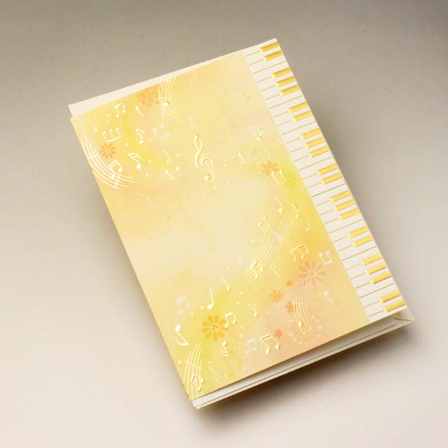 多目的カード 《 ト音記号 I wish your happiness 》 138243
