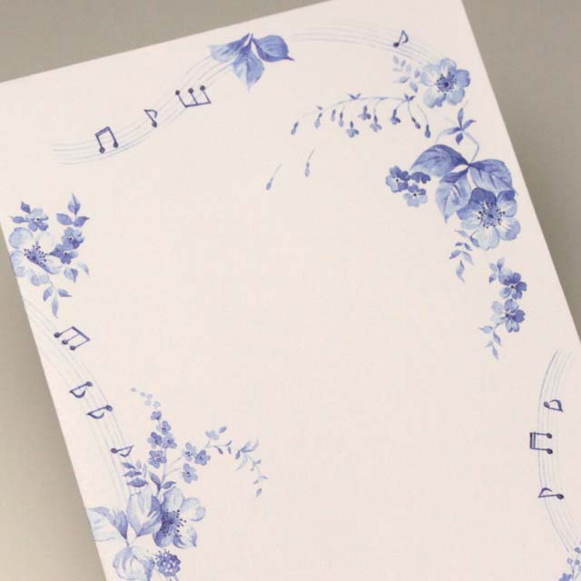 お札が入る封筒 ブルーミュージック 音楽雑貨 音楽小物