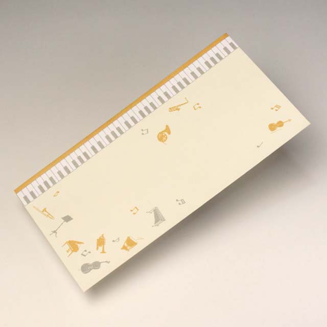 お札が入る封筒 キージェ中尉 音楽雑貨 音楽小物