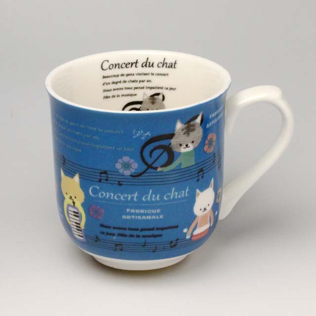 猫たちの発表会 マグカップ 音楽雑貨 音楽グッズ