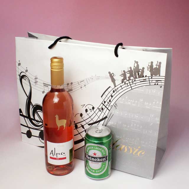 ギフト紙手提 音符 音楽雑貨 音楽グッズ