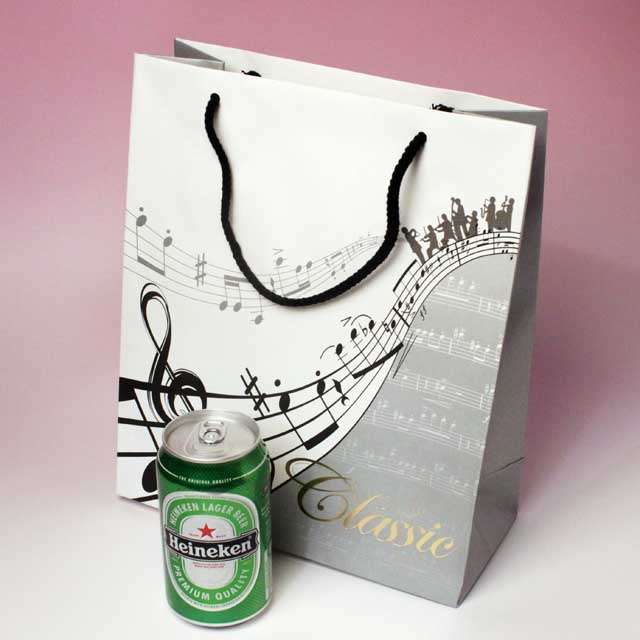ギフト紙手提 音符 音楽雑貨 音楽グッズ