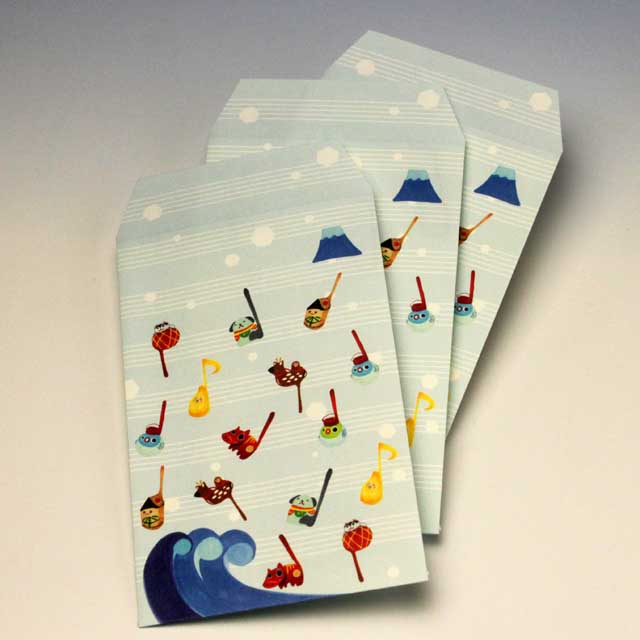 縁起おんぷ ポチ袋 音楽雑貨