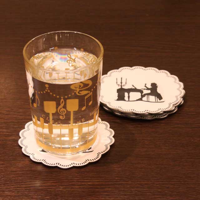 ペーパーコースター ピアノソロ 音楽雑貨 音楽グッズ