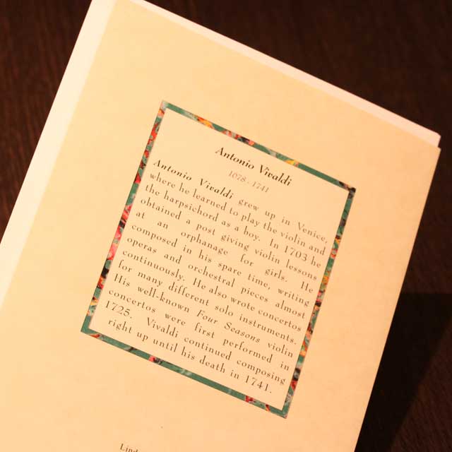 多目的カード ヴィヴァルディ Vivaldi 音楽グッズ