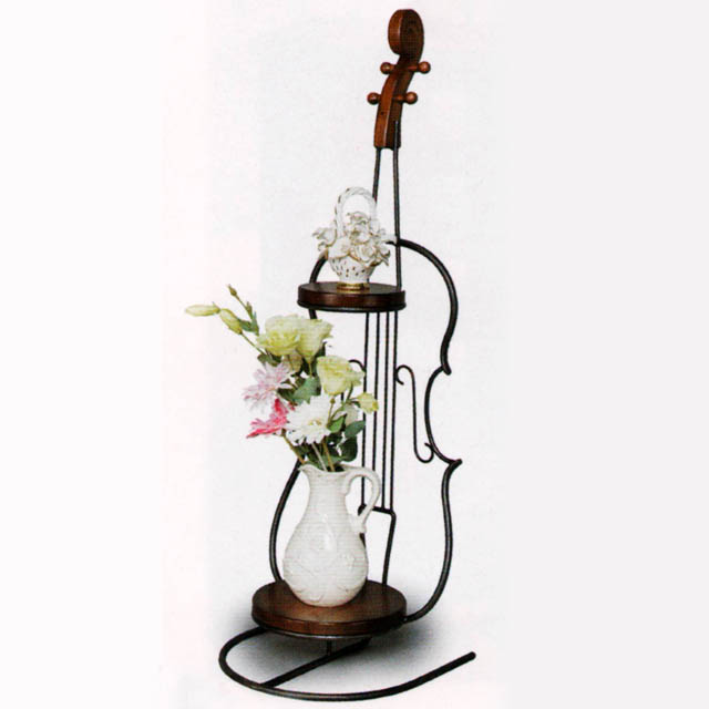 ヴィオラ 弦楽器 ２段シェルフ 音楽雑貨 音楽グッズ