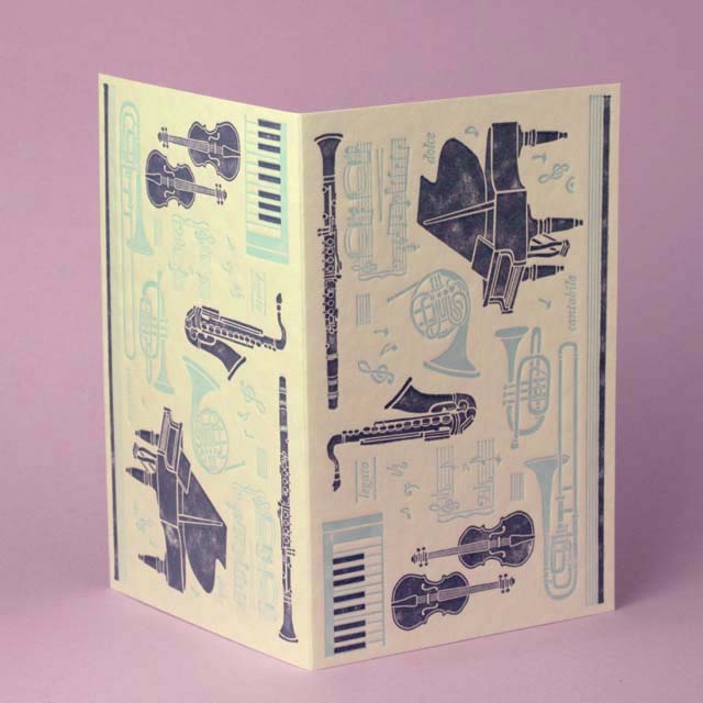 多目的カード 楽器 音楽雑貨