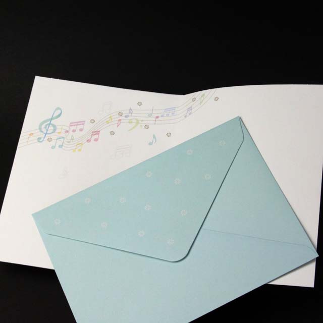 多目的カード ト音記号 音符 音楽雑貨 音楽グッズ