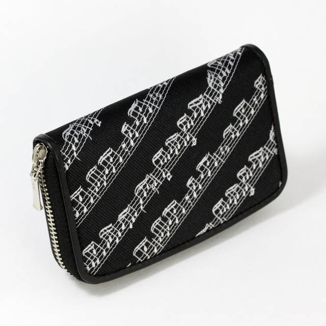 Leather Jacquard コイン・カード入れ 楽譜 音楽雑貨 音楽ギフト