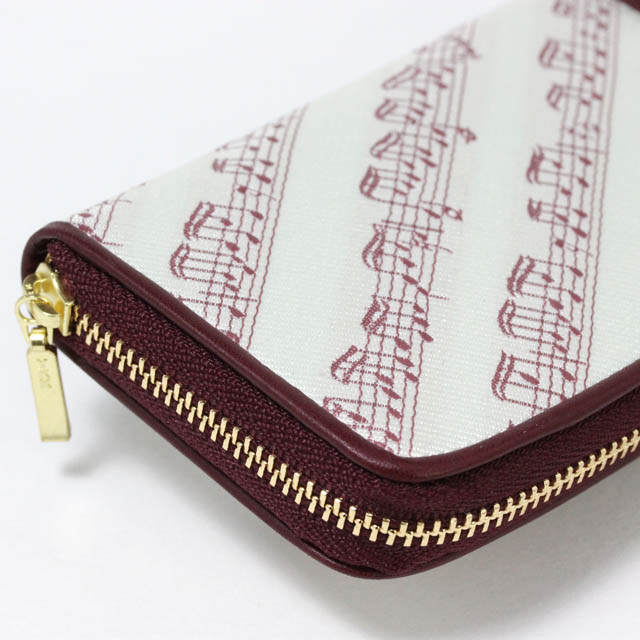 Leather Jacquard コイン・カード入れ 楽譜 音楽雑貨 音楽ギフト