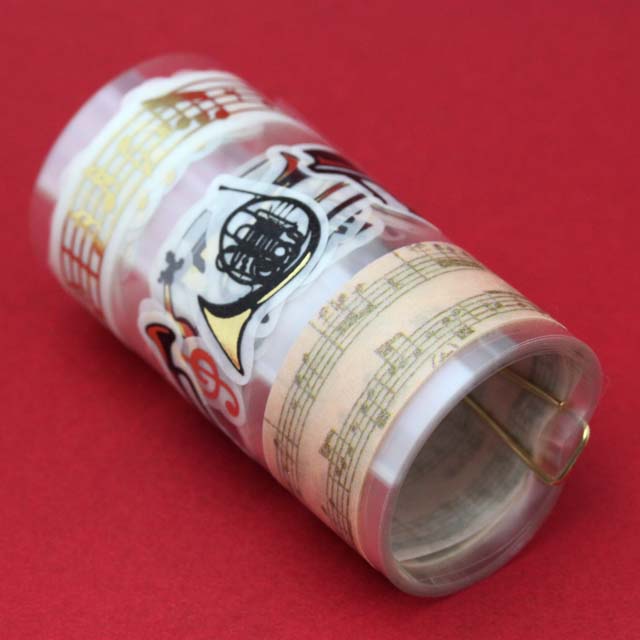 アソートシート 楽器マスキングテープ＆シール 432083 音楽雑貨