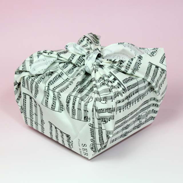 白いアイネクライネ 風呂敷 音楽雑貨 音楽グッズ