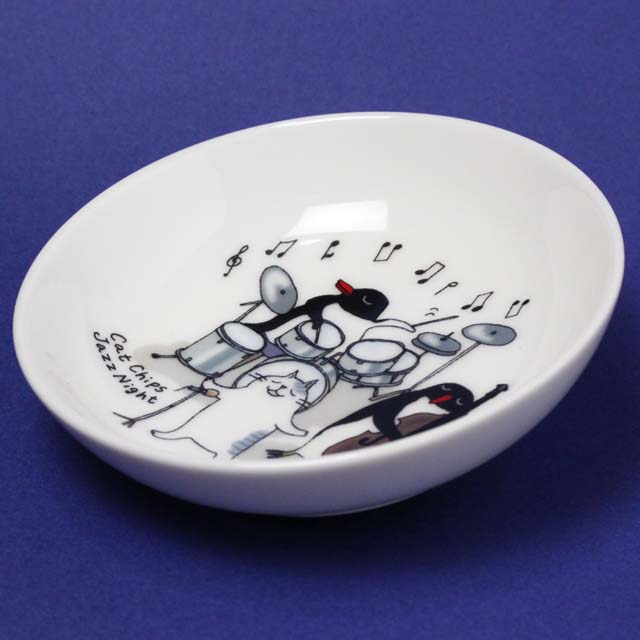 Cat Chips Jazz Night 小皿 音楽雑貨 音楽グッズ