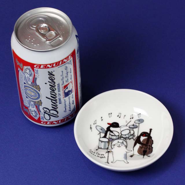 Cat Chips Jazz Night 小皿 音楽雑貨 音楽グッズ