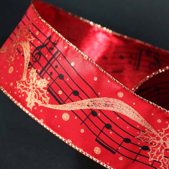 Wired Ribbon ワイヤーリボン 楽譜 音楽雑貨 音楽小物 音楽グッズ