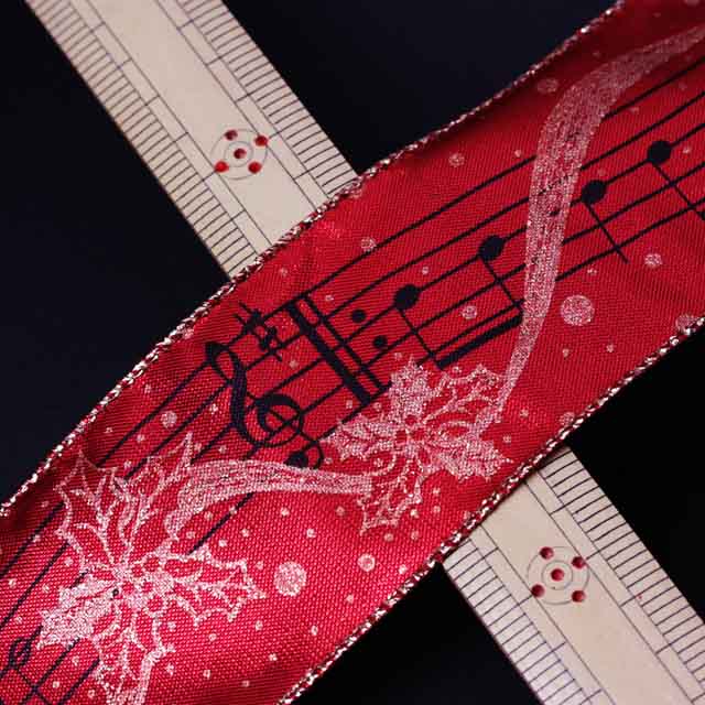Wired Ribbon ワイヤーリボン 楽譜 音楽雑貨 音楽小物 音楽グッズ