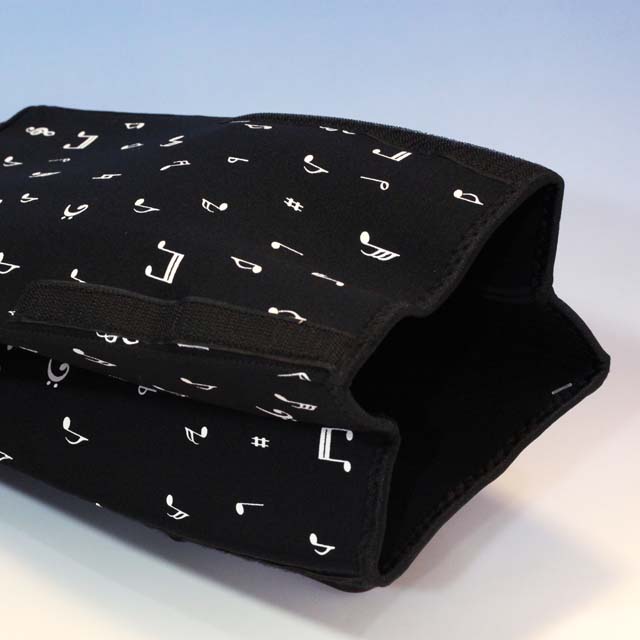 ランチバッグ ウェットスーツ素材 音符 音楽雑貨