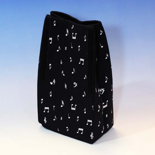 ランチバッグ ウェットスーツ素材 音符 音楽雑貨