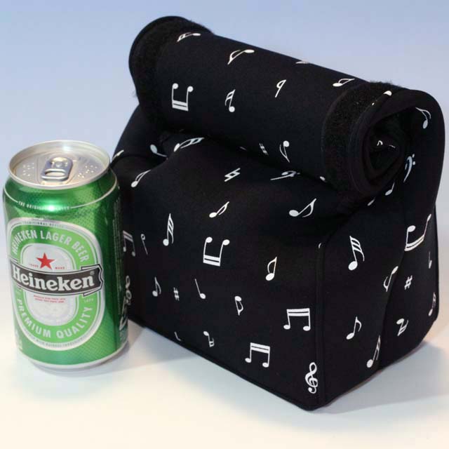 ランチバッグ ウェットスーツ素材 音符 音楽雑貨