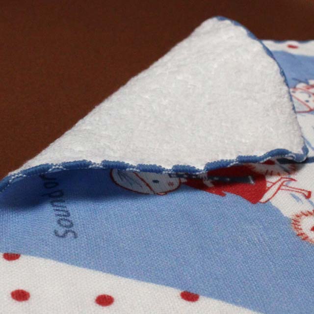 音楽雑貨 タオルハンカチ ShinziKatoh パイル ガーゼ 無撚糸 トランペット クラリネット ヴァイオリン シンバル