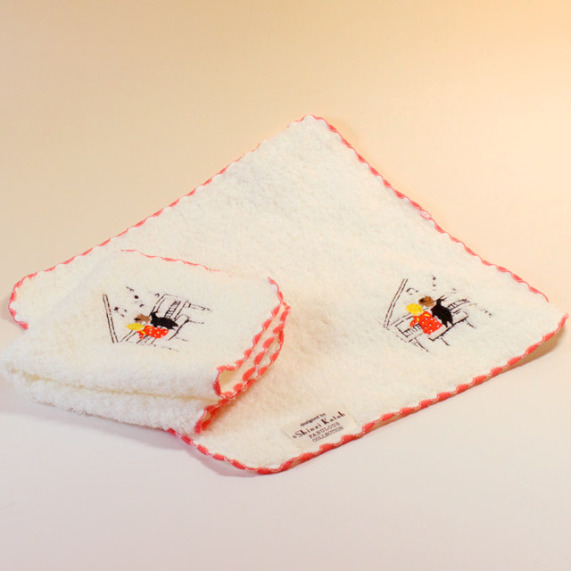 音楽雑貨 タオルハンカチ ShinziKatoh ピアノ 鍵盤 音符