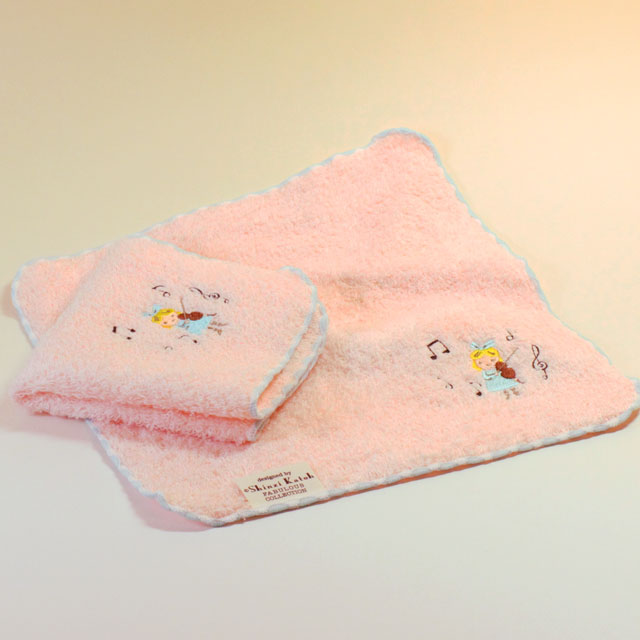 ShinziKatoh タオルハンカチ ポワポワチック ミュージックガール