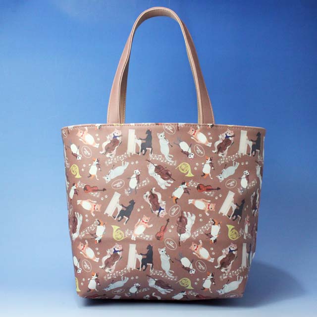 Cat Symphonica 猫耳付 リバーシブル トート 音楽雑貨 音楽グッズ