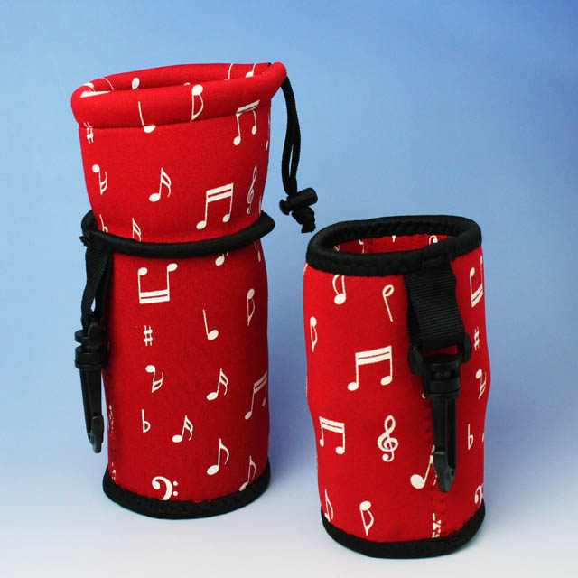 ウェットスーツ素材 ペットボトルカバー 音符 音楽雑貨 音楽グッズ