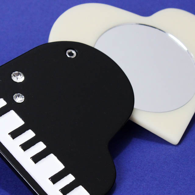 スライドミラー グランドピアノ 音楽雑貨 音楽グッズ