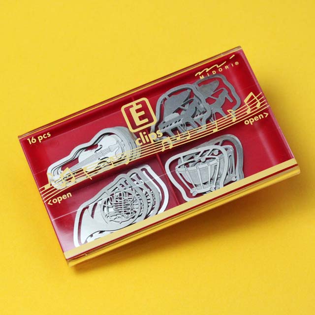 楽器クリップス ホルン ティンパニ ピアノ ヴァイオリン 音楽雑貨 音楽グッズ